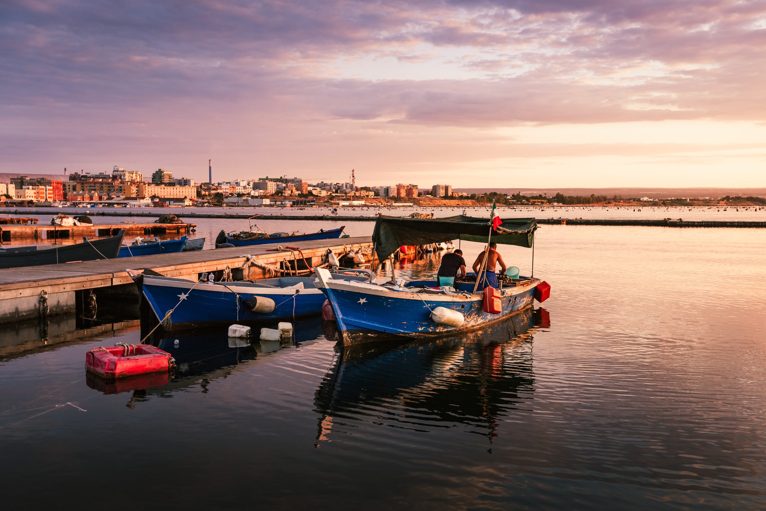 Taranto al tramonto